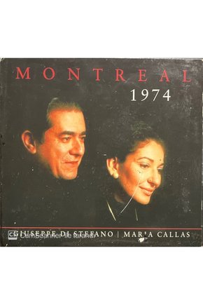 (PLAK DEĞİLDİR CD DİR) Cd Maria Callas Giuseppe Di Stefano Montreal 1974 Cd