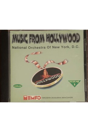 (PLAK DEĞİLDİR CD DİR) Cd Music From Hollywood Natinal Orchestra Of New York, D.c. Volume 3 Cd