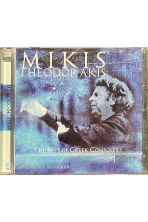 (PLAK DEĞİLDİR CD DİR) Cd Mikis Theodorakis The Best Of Greek Composers 1 Cd