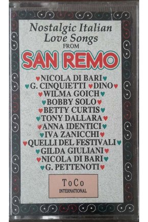 San Remo İtalian Love Songs From Kaset