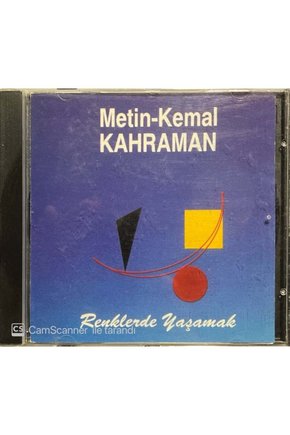 (PLAK DEĞİLDİR CD DİR) Cd Metin-kemal Karaman Renklerde Yaşamak Cd