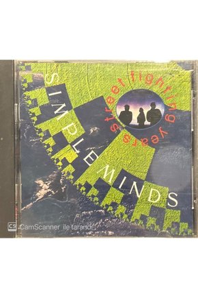 (PLAK DEĞİLDİR CD DİR) Cd Simple Minds Street Fighting Years Cd
