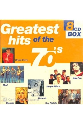 (PLAK DEĞİLDİR CD DİR) Cd Greatest Hits Of The 70s 8 Cd Box Set