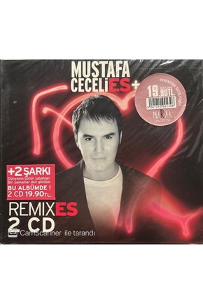 (PLAK DEĞİLDİR CD DİR) Cd Mustafa Ceceli Es Remixes Açılmamış Jelatininde Double Cd