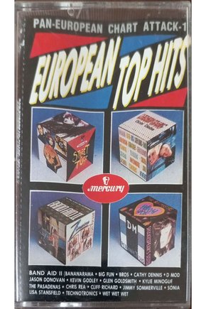 Pan-European Chart Attack-1 European Top Hits Kaset