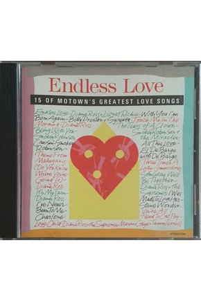 (PLAK DEĞİLDİR CD DİR) Cd Endless Love 15 Of Motowns Greatest Love Songs Cd