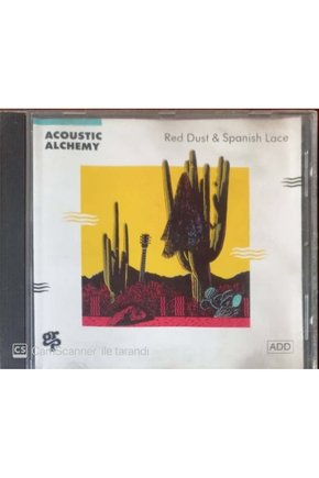 (PLAK DEĞİLDİR CD DİR) Cd Acoustic Alchemy Red Dust & Spanish Lace Cd