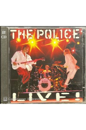 (PLAK DEĞİLDİR CD DİR) Cd The Police Live Double Cd