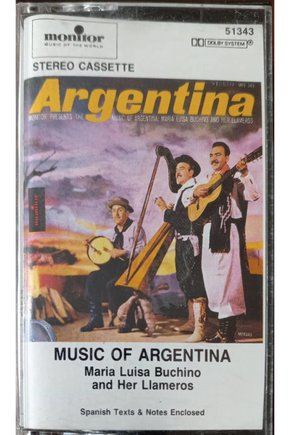 Music Of Argentina Maria Luisa & Her LIameros Kaset