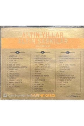 (PLAK DEĞİLDİR CD DİR) Cd Altın Yıllar Altın Şarkılar 1969-1994 Triple Cd