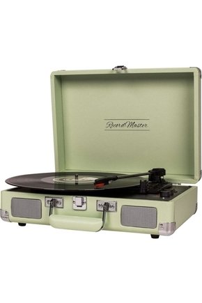*ÜCRETSİZ KARGO Record Master ST14012 Yeşil Retro Pikap Bluetooth ve Şarj Özellikli Retro Pikap 33,