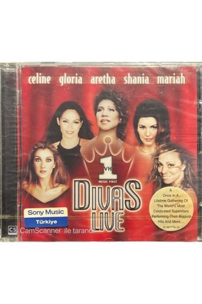 (PLAK DEĞİLDİR CD DİR) Divas Live Açılmamış Jelatininde Cd