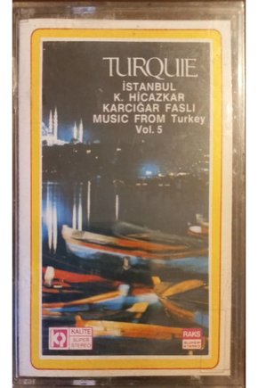 Kürdili Hicaskar - Karcığar Faslı Music From Türkey  Vol. 5 Açılmamış Jelatininde Kaset