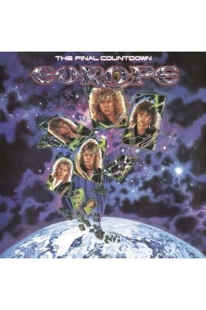 Europe The Final Countdown Hint Of Purple Renkli LP Plak