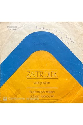 Zafer Dilek Yeşil Yaylam 45lik plak