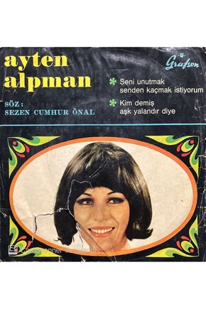 Ayten Alpman Seni Unutmak Senden Kaçmak İstiyorum 45lik plak