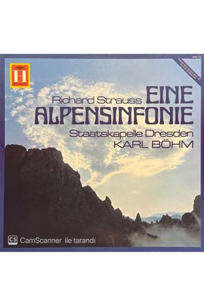 Richard Strauss Eine Alpensinfonie LP Plak