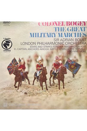 Colonel Bogey The Great Military Marches LP Plak