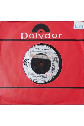 Godley & Creme Under Your Thumb 45lik Plak