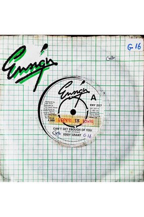 Eddy Grant Cant Get Enough Of You 45lik Plak