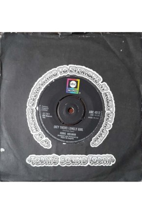 Eddie Holman (Hey There) Lonely Girl 45lik Plak