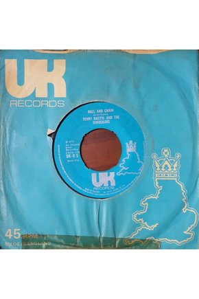 Terry Dactyl And The Dinosaurs Sea Side Shuffle 45lik Plak