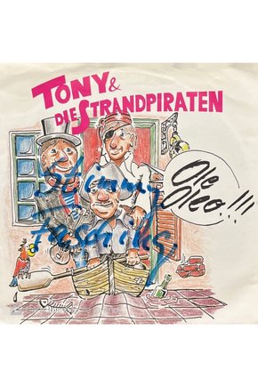 Tony & Die Strandpiraten Ole Oleo 45lik Plak