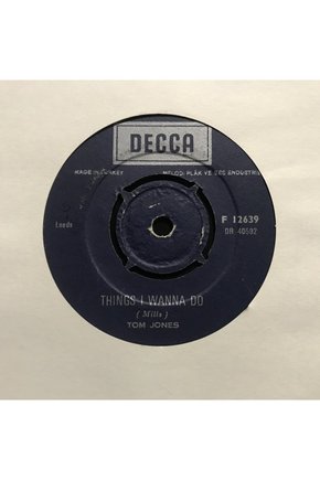 Tom Jones Things I Wanna Do 45lik Plak