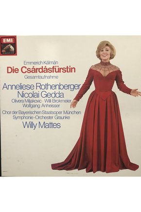 Emmerich Kalman Die Csardasfürstin 2 LP Box Set Plak