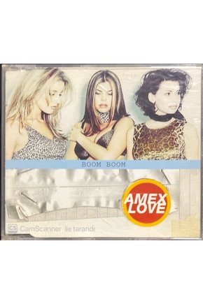 (PLAK DEĞİLDİR CD DİR) Amex Love Boom Boom Maxi Single Cd