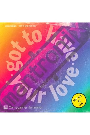 Mantronix Got To Have Your Love 45lik Plak