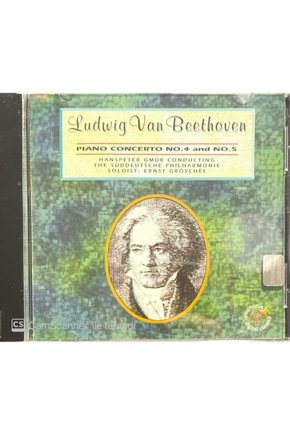 (PLAK DEĞİLDİR CD DİR) Ludwig Van Beethoven Piano Concerto No.4 And No.5 Cd