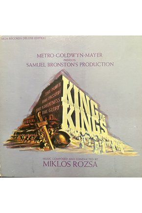 Miklos Rozsa King Of Kings 1 LP Box Set Plak