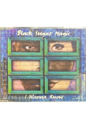 (PLAK DEĞİLDİR CD DİR) Black Sugar Magic I Wanna Know Maxi Single Cd