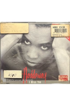 (PLAK DEĞİLDİR CD DİR) Haddaway I Miss You Maxi Single Cd