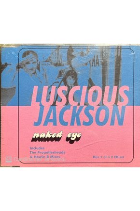 (PLAK DEĞİLDİR CD DİR) Luscious Jackson Naked Eye Maxi Single Cd