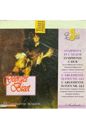 (PLAK DEĞİLDİR CD DİR) Georges Bizet Symphony In C Major Cd