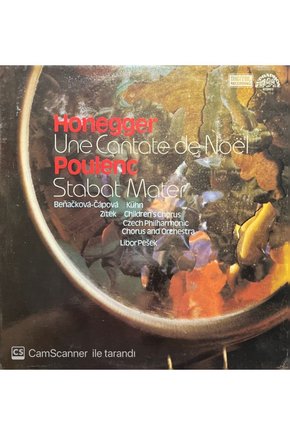 Arthur Honegger Une Cantate De Noel LP Plak