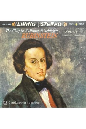 (PLAK DEĞİLDİR CD DİR) Rubinstein The Chopin Ballades & Scherzos Cd