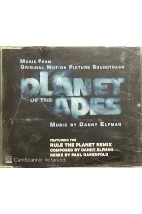 (PLAK DEĞİLDİR CD DİR) Planet Of The Apes Soundtrack Maxi Single Cd