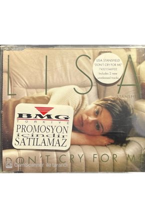 (PLAK DEĞİLDİR CD DİR) Lisa Stansfield Dont Cry For Me Maxi Single Cd