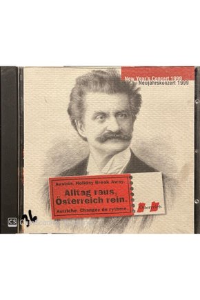 (PLAK DEĞİLDİR CD DİR) Neujahrskonzert 1999 New Years Concert Classic Cd
