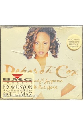 (PLAK DEĞİLDİR CD DİR) Deborah Cox Nobodys Supposed To Be Here Maxi Single Cd