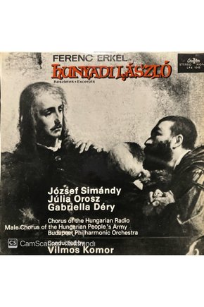 Ferenc Erkel Hunyadi Laszlo LP Plak