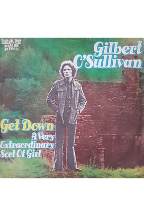 GilbertOSullivan Get Down 45lik Plak