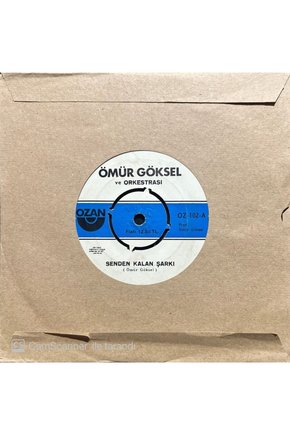 Ömür Göksel Senden Kalan Şarkı 45lik Plak