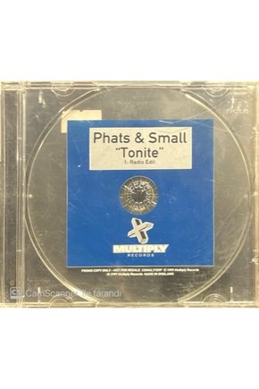 (PLAK DEĞİLDİR CD DİR) Phats & Small Tonite Maxi Single Cd