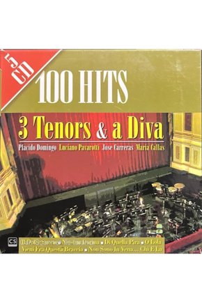 (PLAK DEĞİLDİR CD DİR) 3 Tenors & A Diva 100 Hits 5 Cd