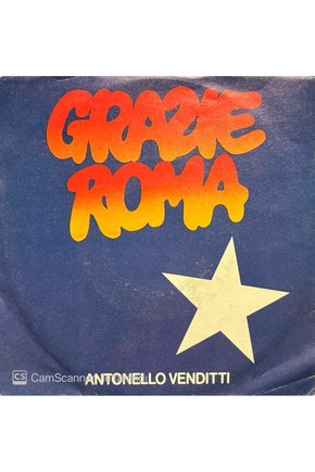 Antonello Venditti Grazie Roma 45lik Plak