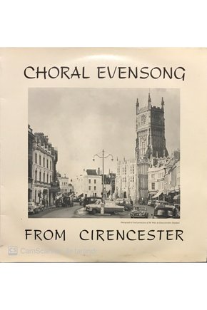 Choral Evensong From Cirencester LP Klasik Plak